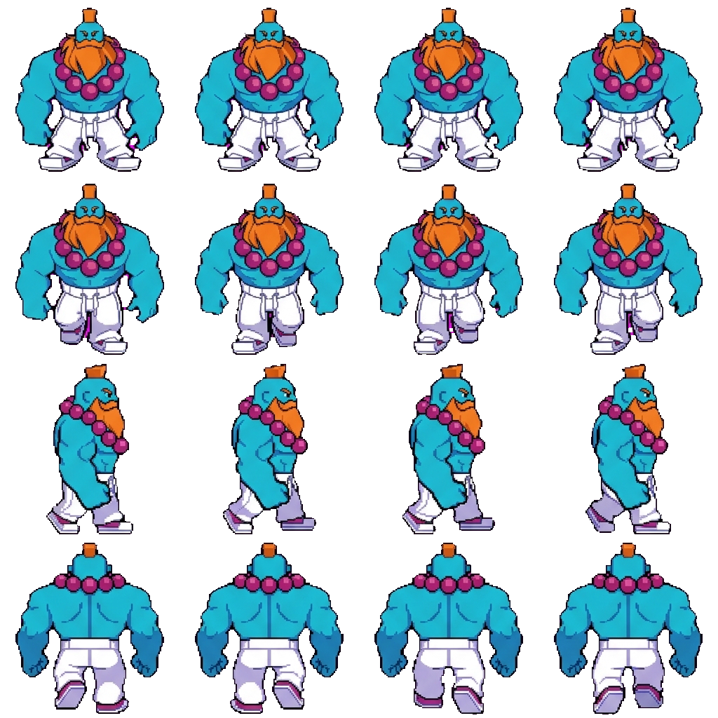 Sandy movement sprite