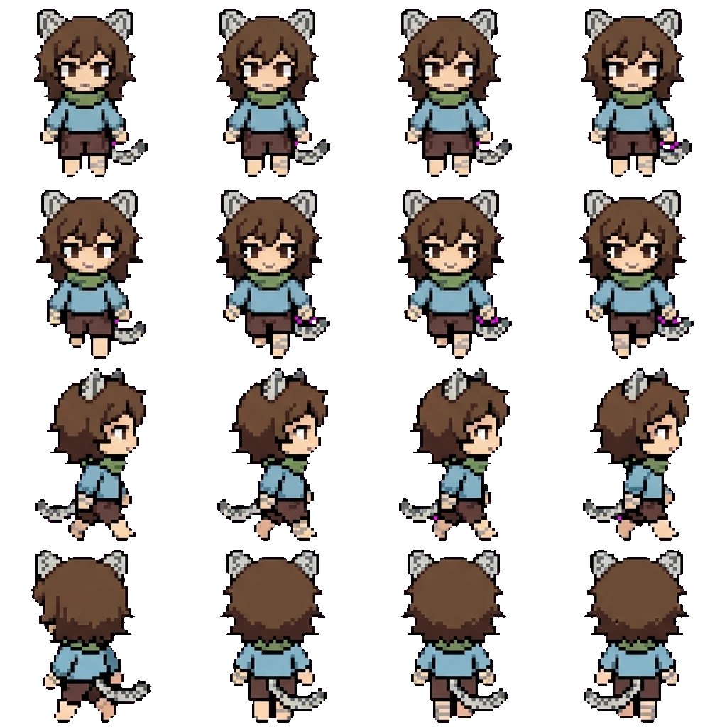Sunny movement sprite
