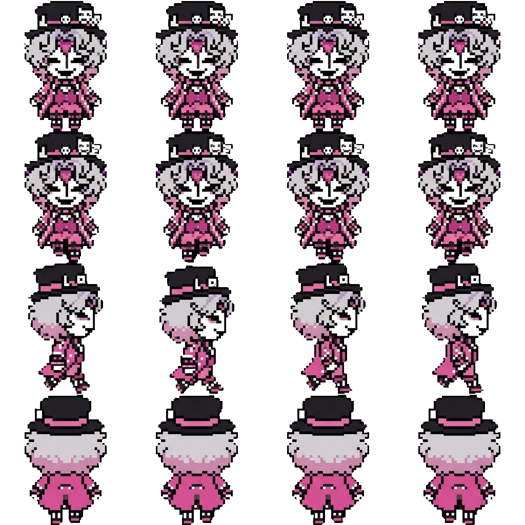 Rosette movement sprite