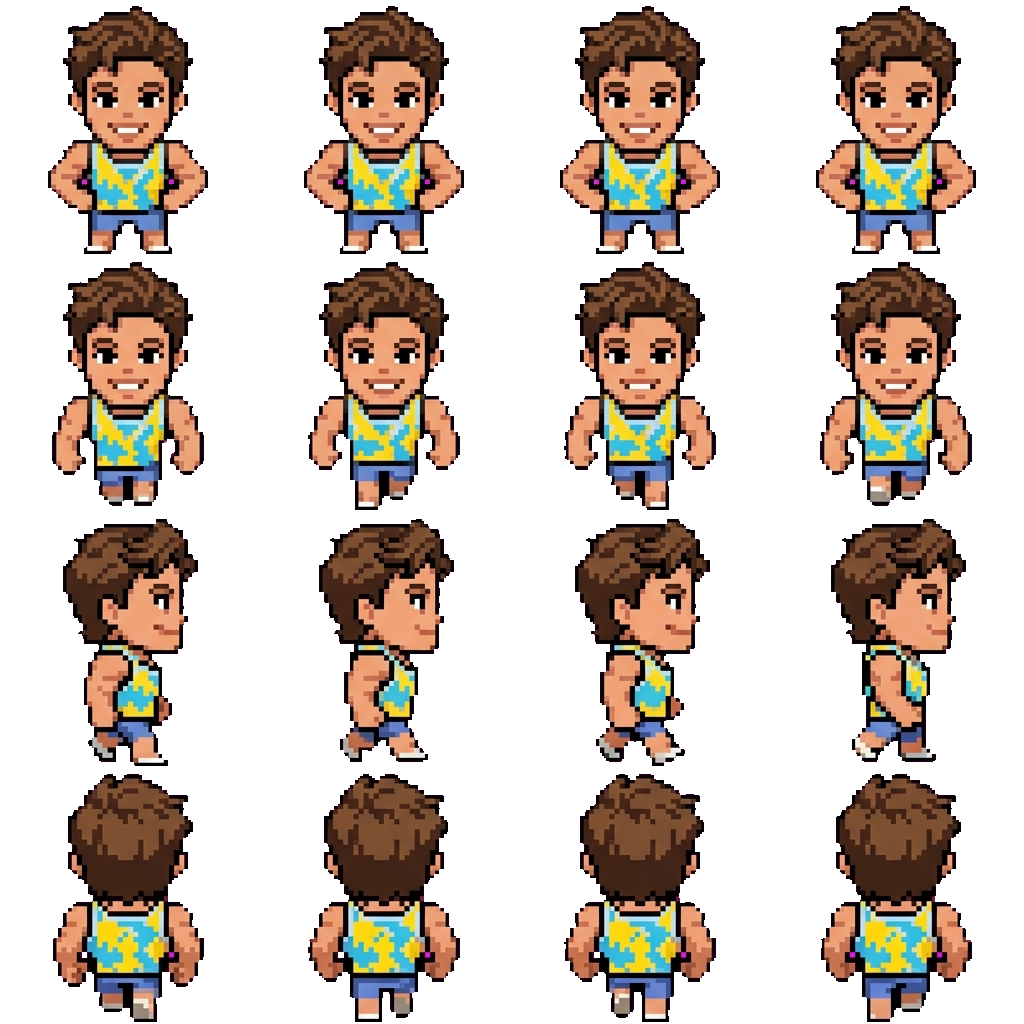 River Gibson movement sprite