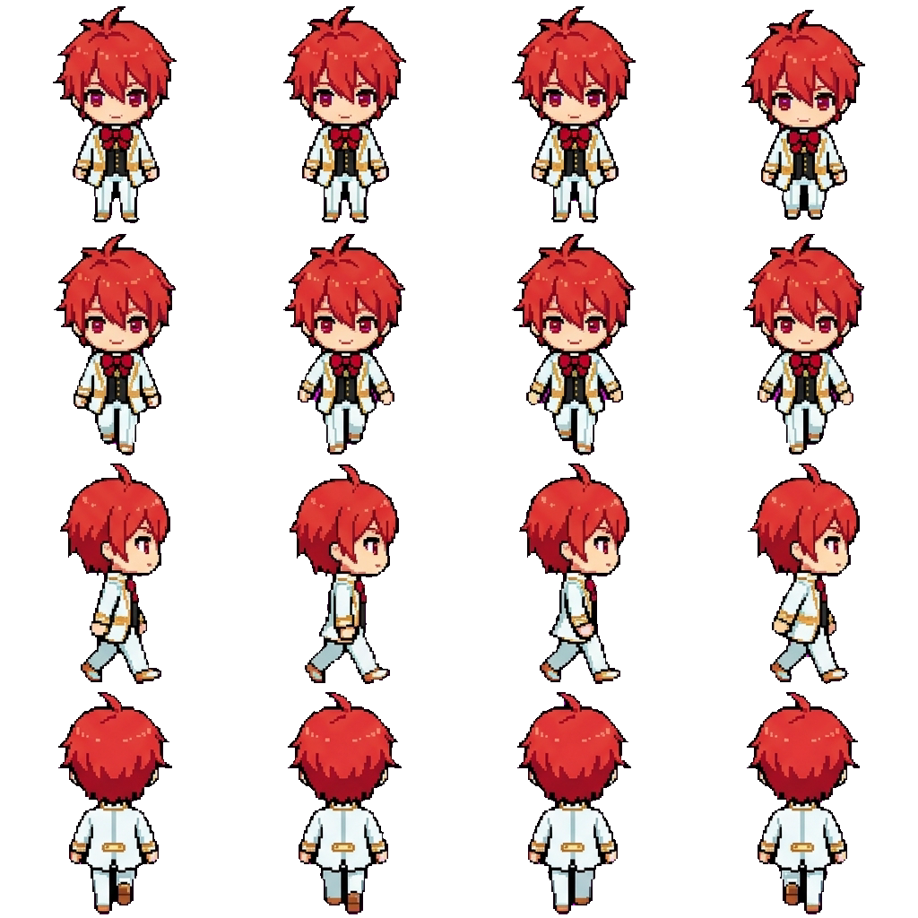 七瀨陸 movement sprite