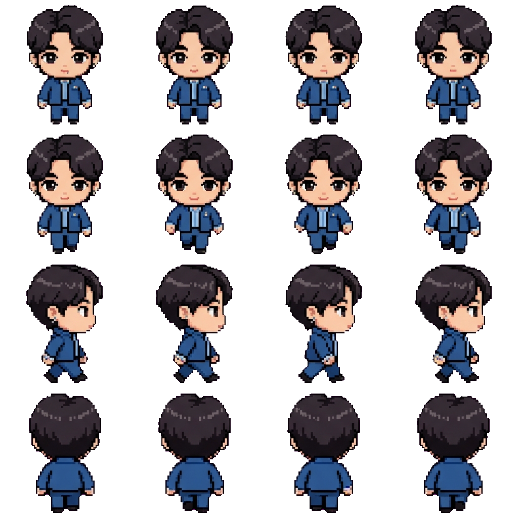 Jungkook movement sprite
