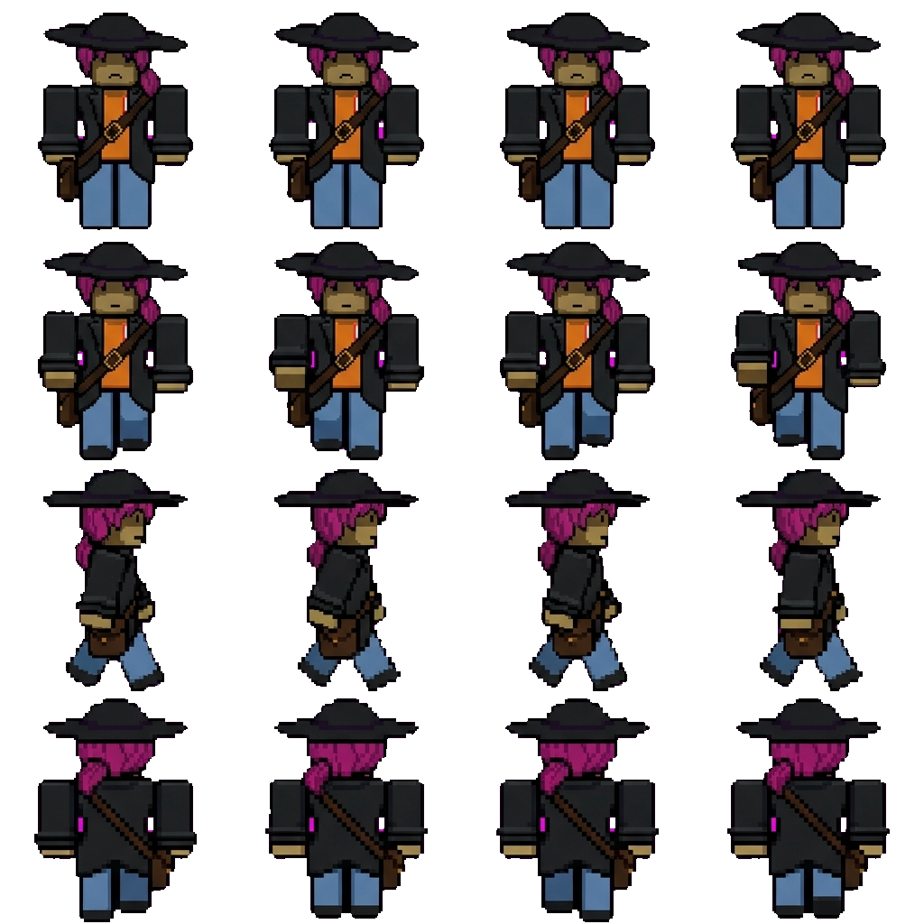 Jane doe movement sprite