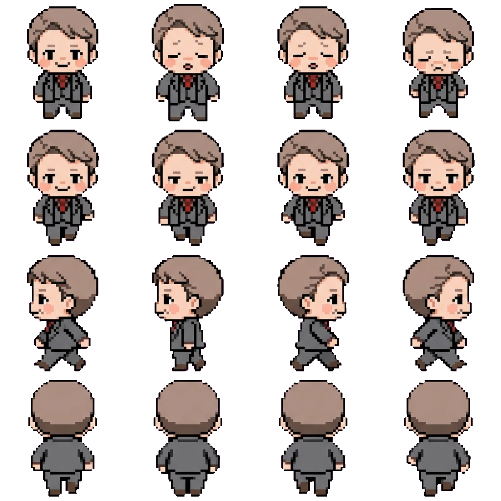 Hannibal Lecter movement sprite