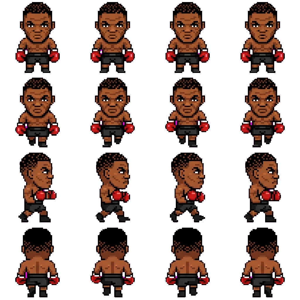 Mike Tyson movement sprite