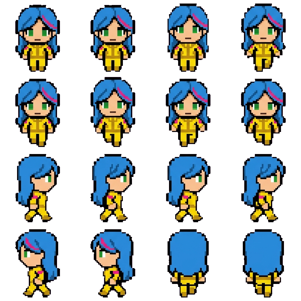 Carrie movement sprite