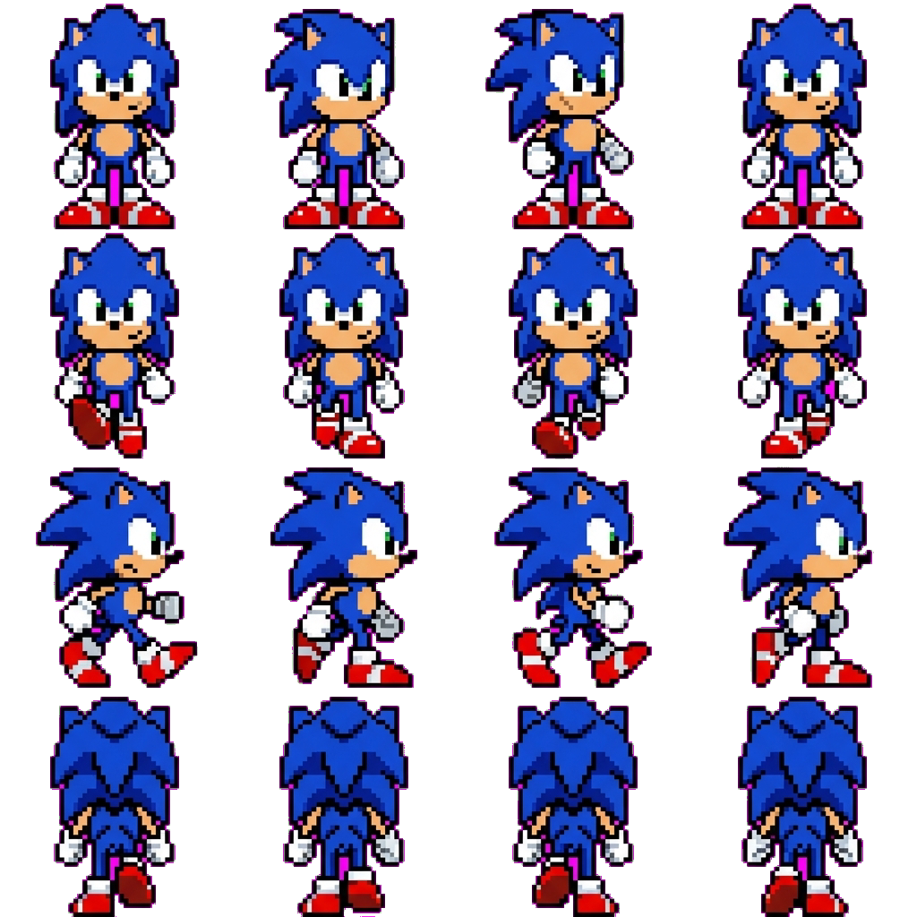 Sonic movement sprite