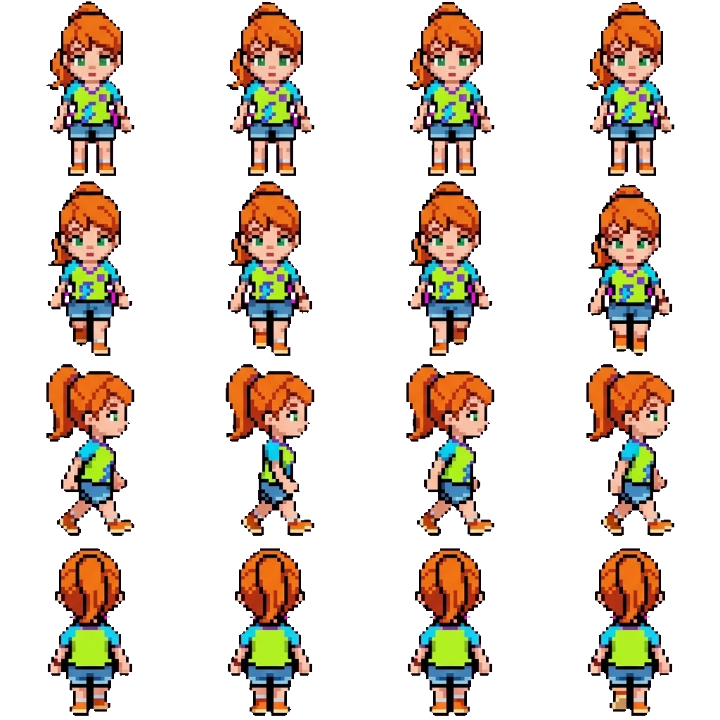 Mia movement sprite