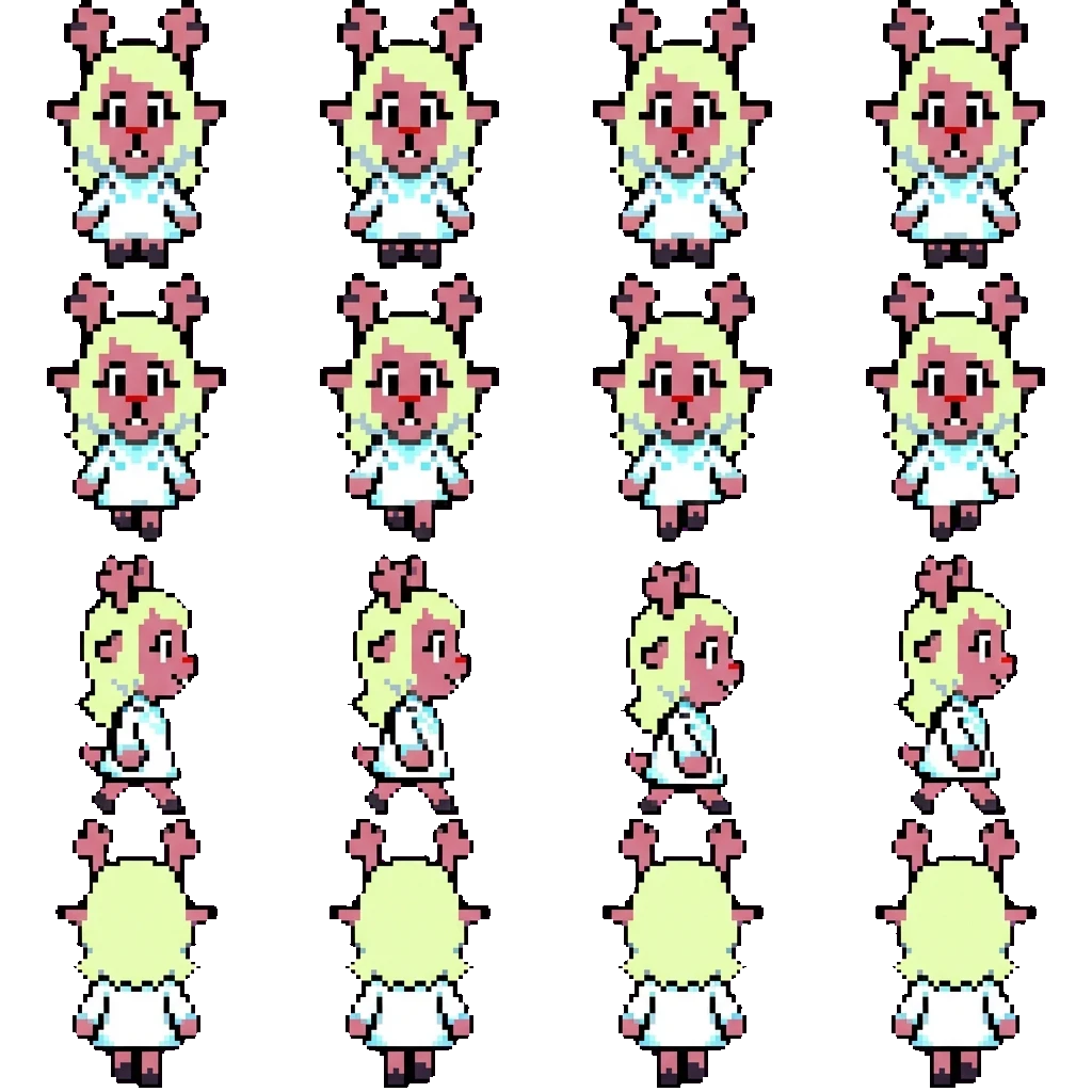 Noelle movement sprite
