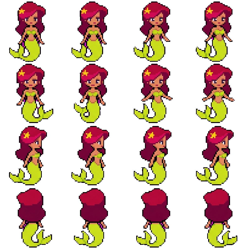 Marina movement sprite