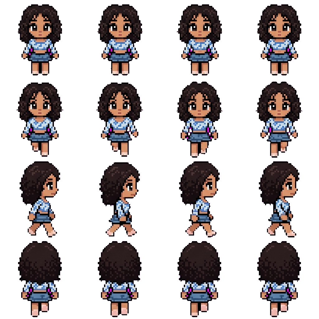 Rebecca movement sprite