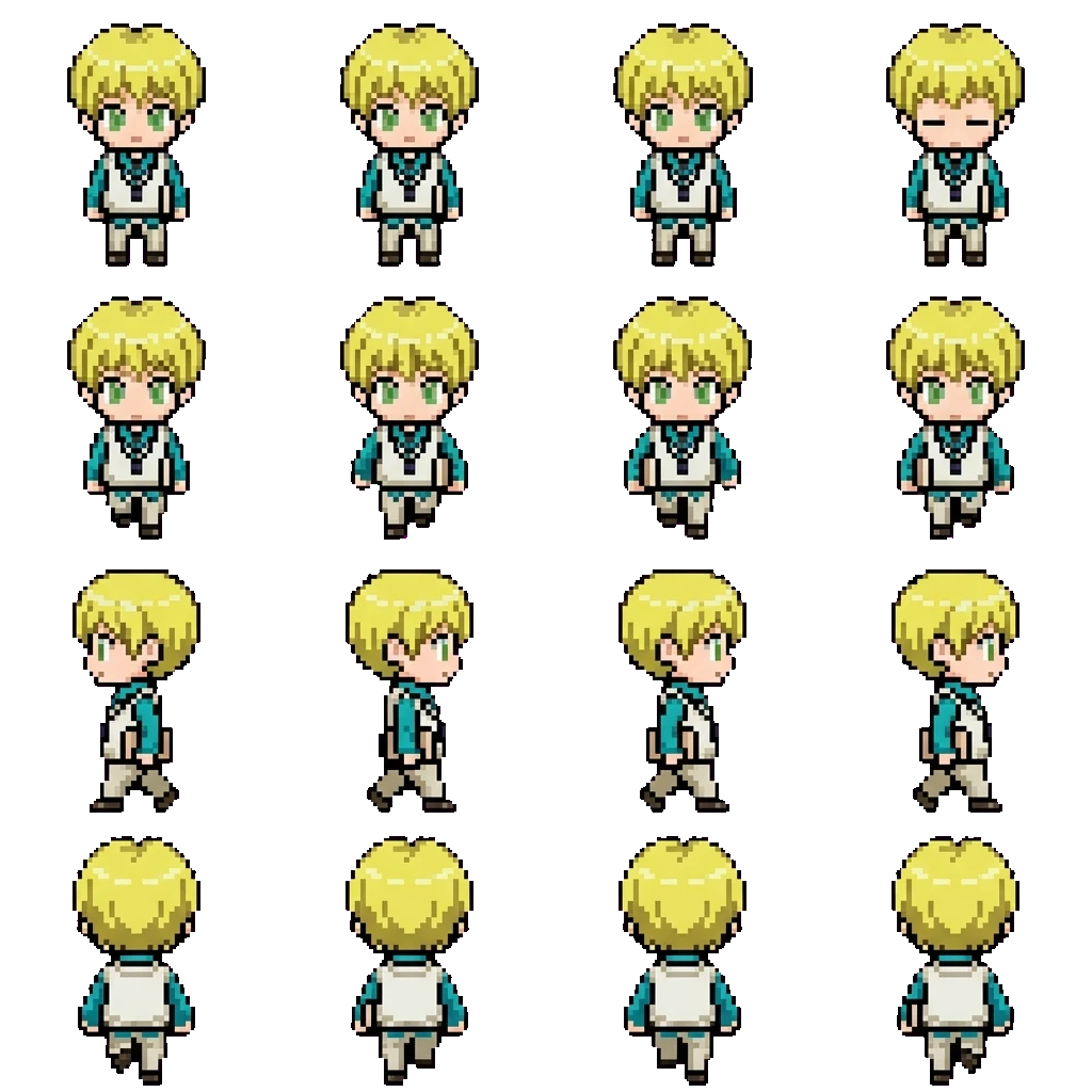 Shalnark Ryusei movement sprite