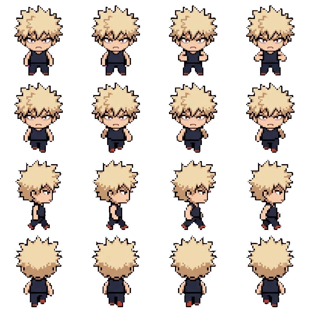 Katsuki Bakugou movement sprite