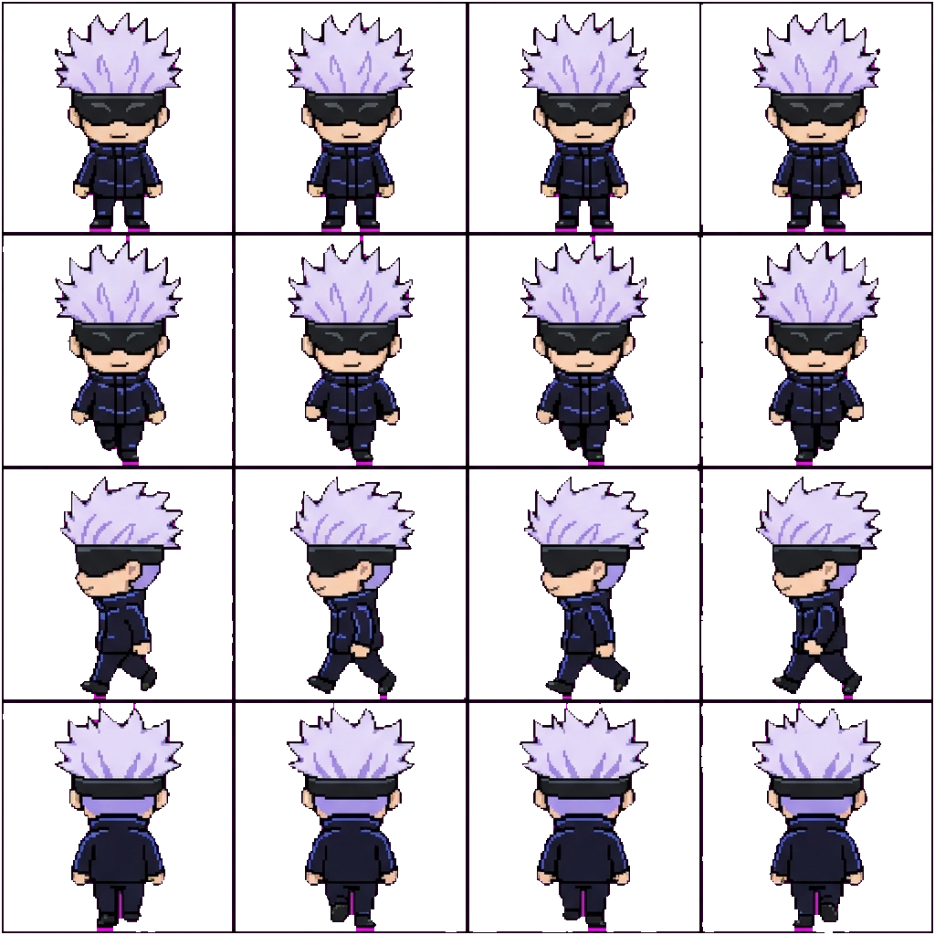 Gojo movement sprite