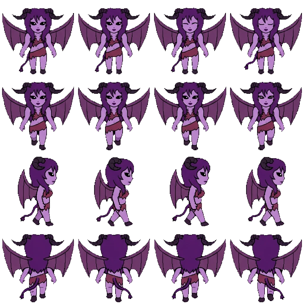 Lilith movement sprite