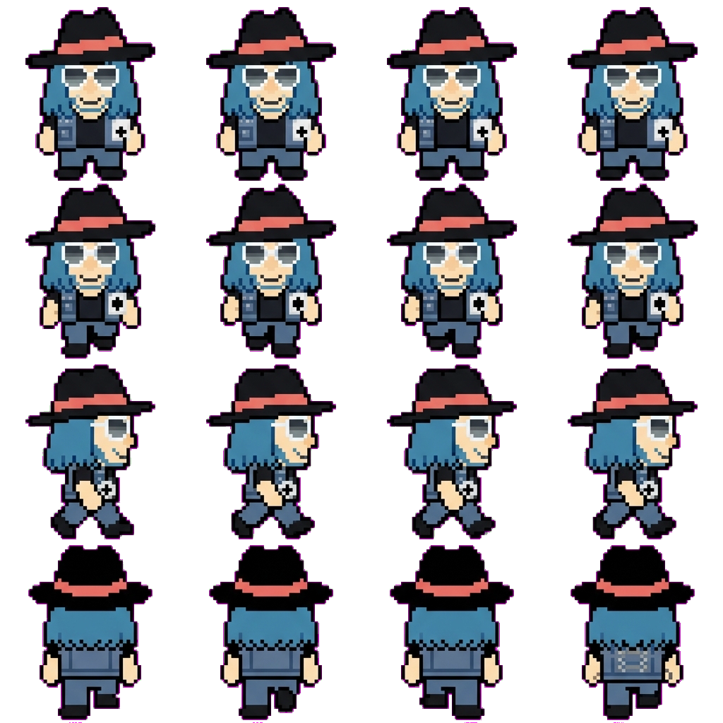 Mr. Magic Man movement sprite
