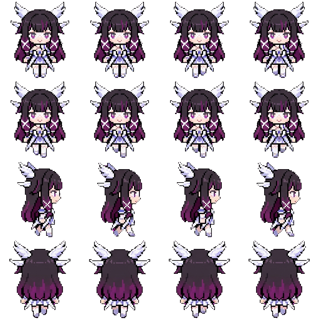 Sylvette movement sprite