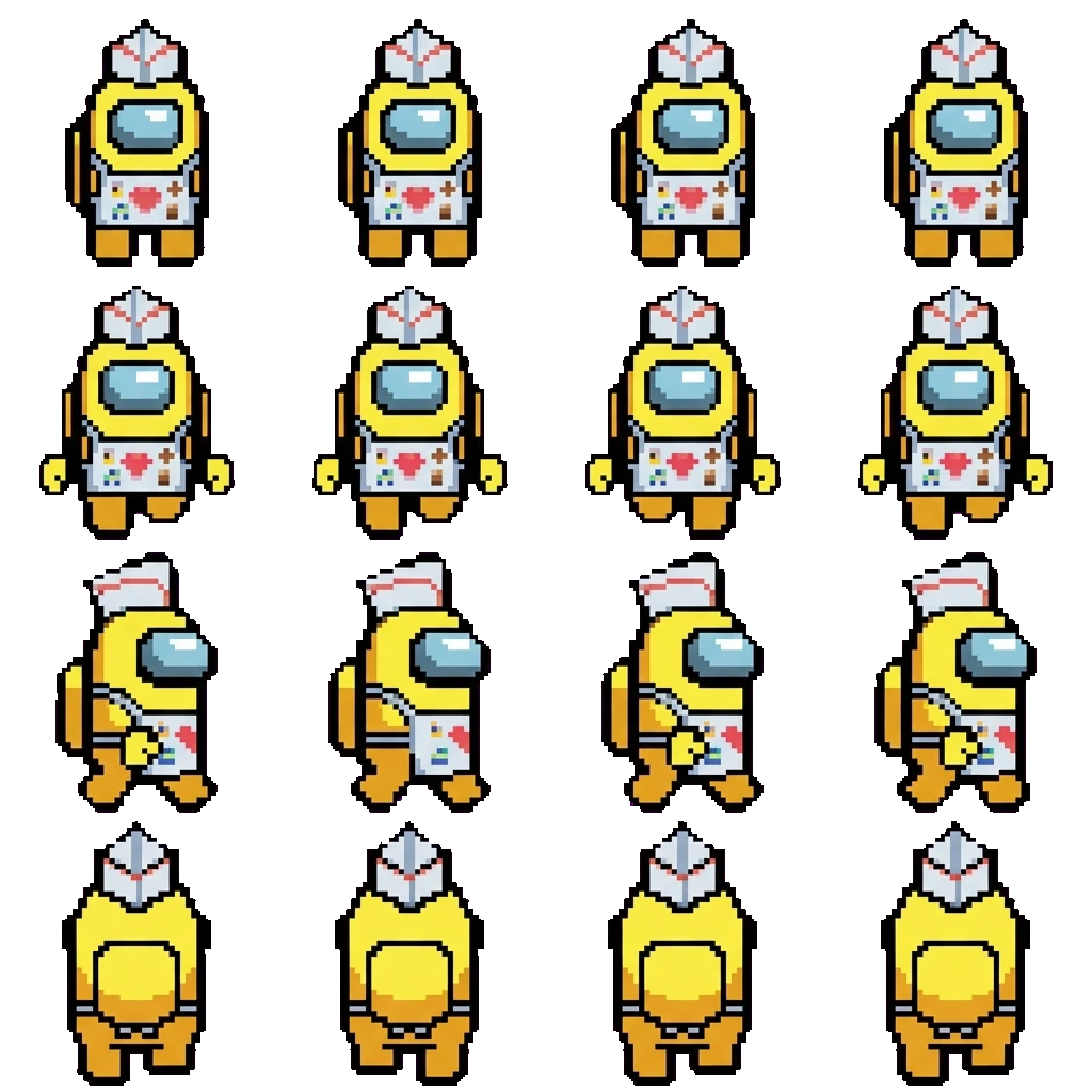 Yellow movement sprite