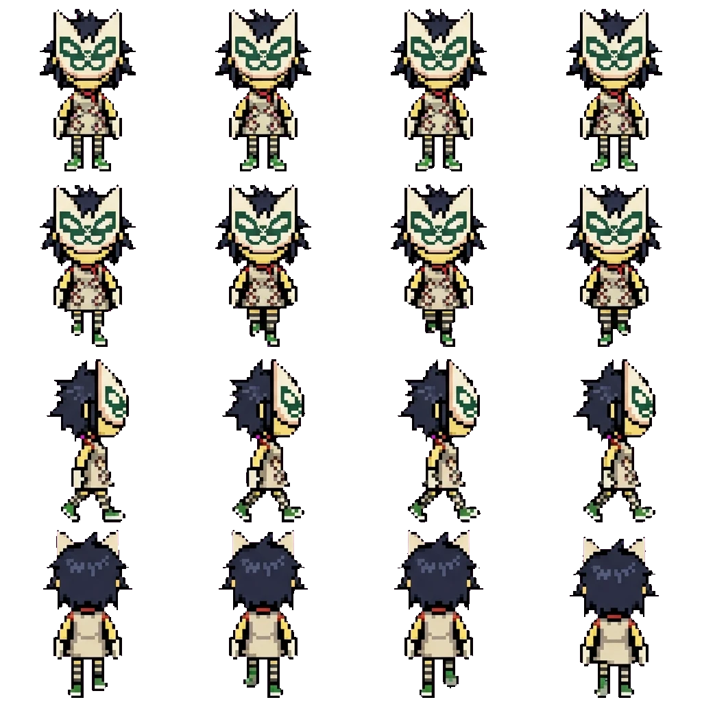 Noodle movement sprite