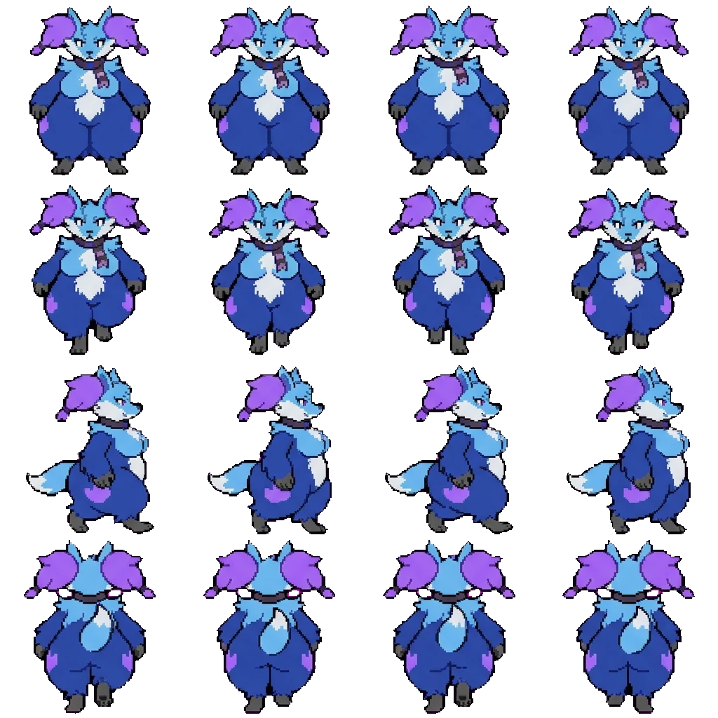 Olivia movement sprite