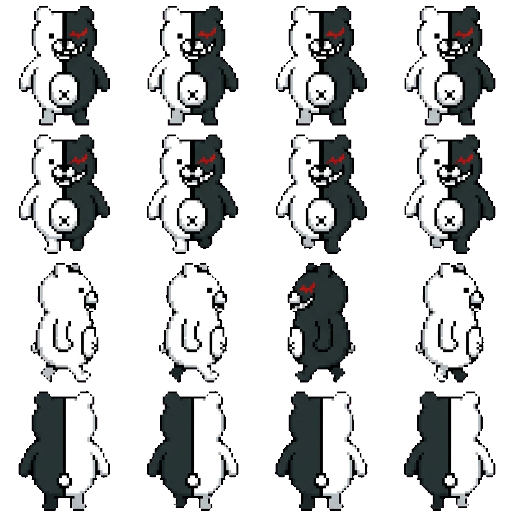 Monokuma movement sprite