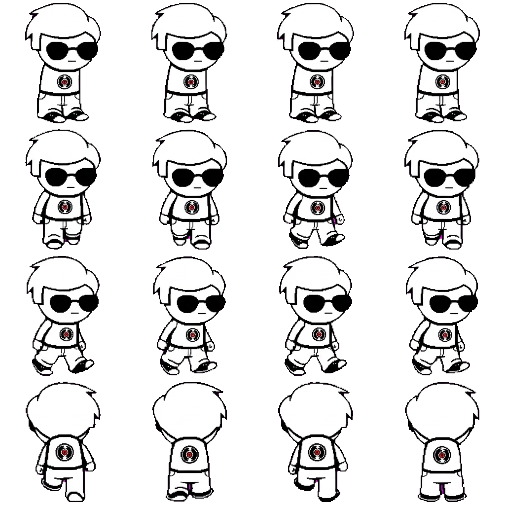Dave movement sprite