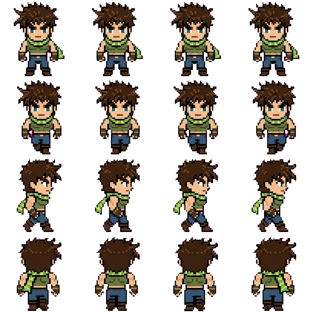 Joseph Joestar movement sprite
