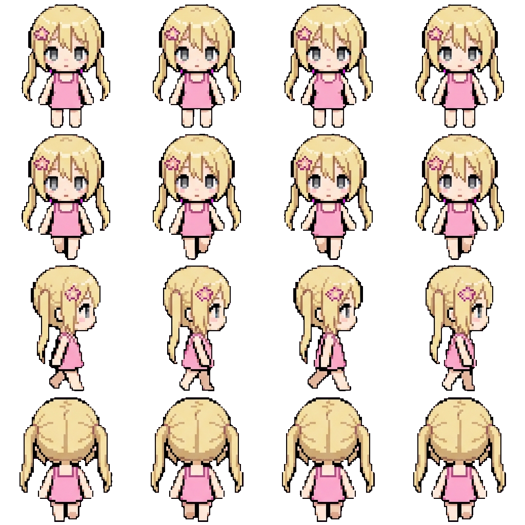 Mia movement sprite