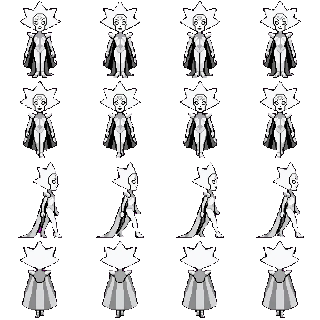 Diamante Blanco movement sprite