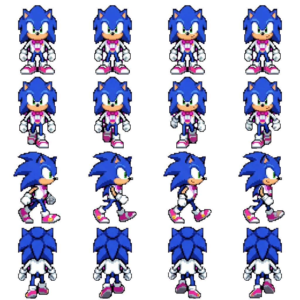 Sonic movement sprite