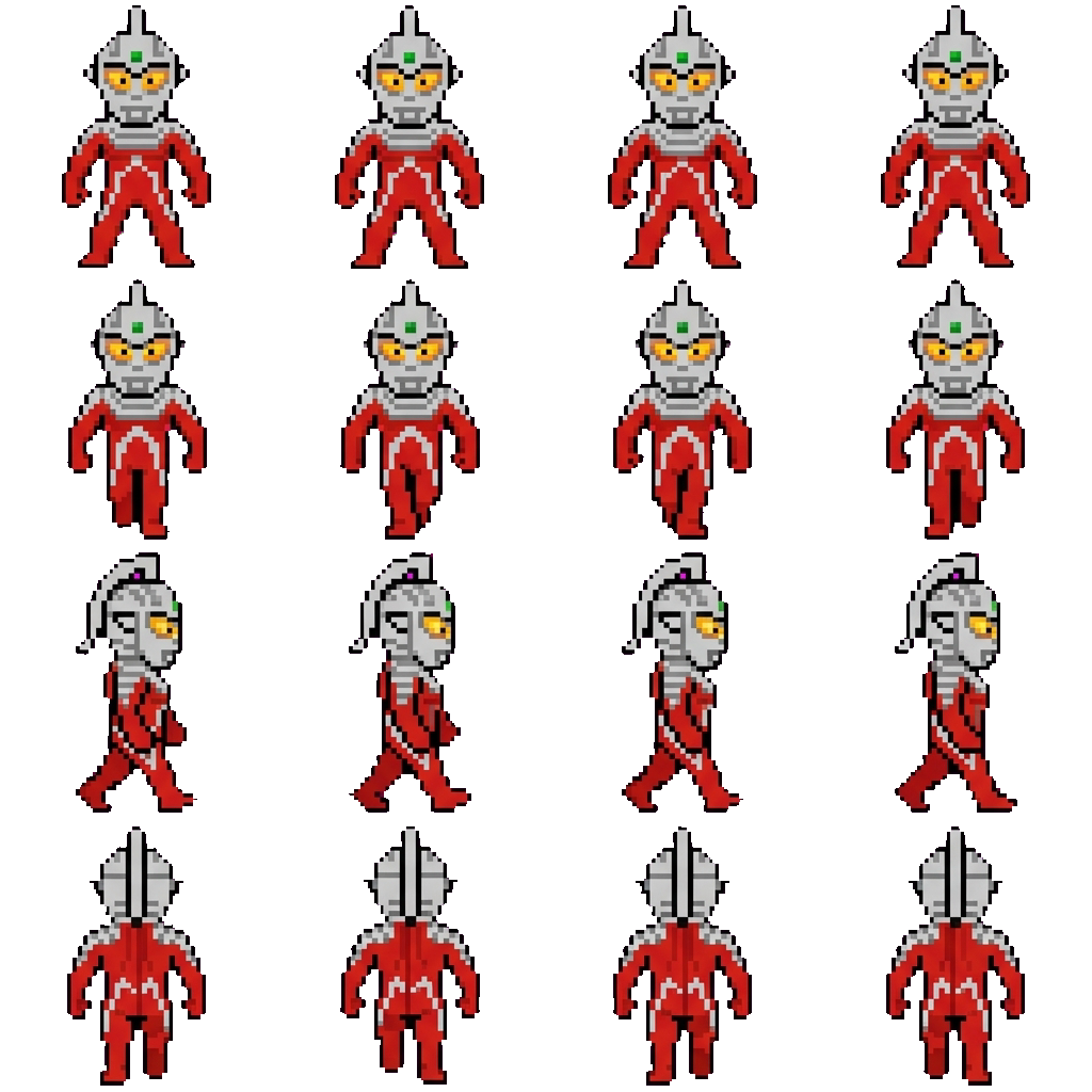 Ultraseven movement sprite