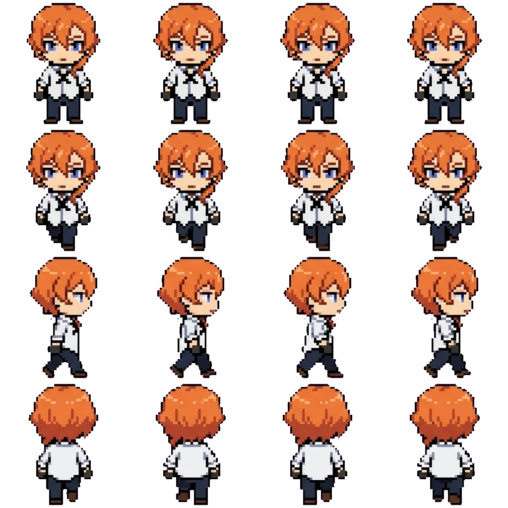 Chuuya Nakahara movement sprite