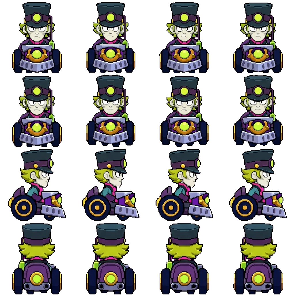 Chuck movement sprite