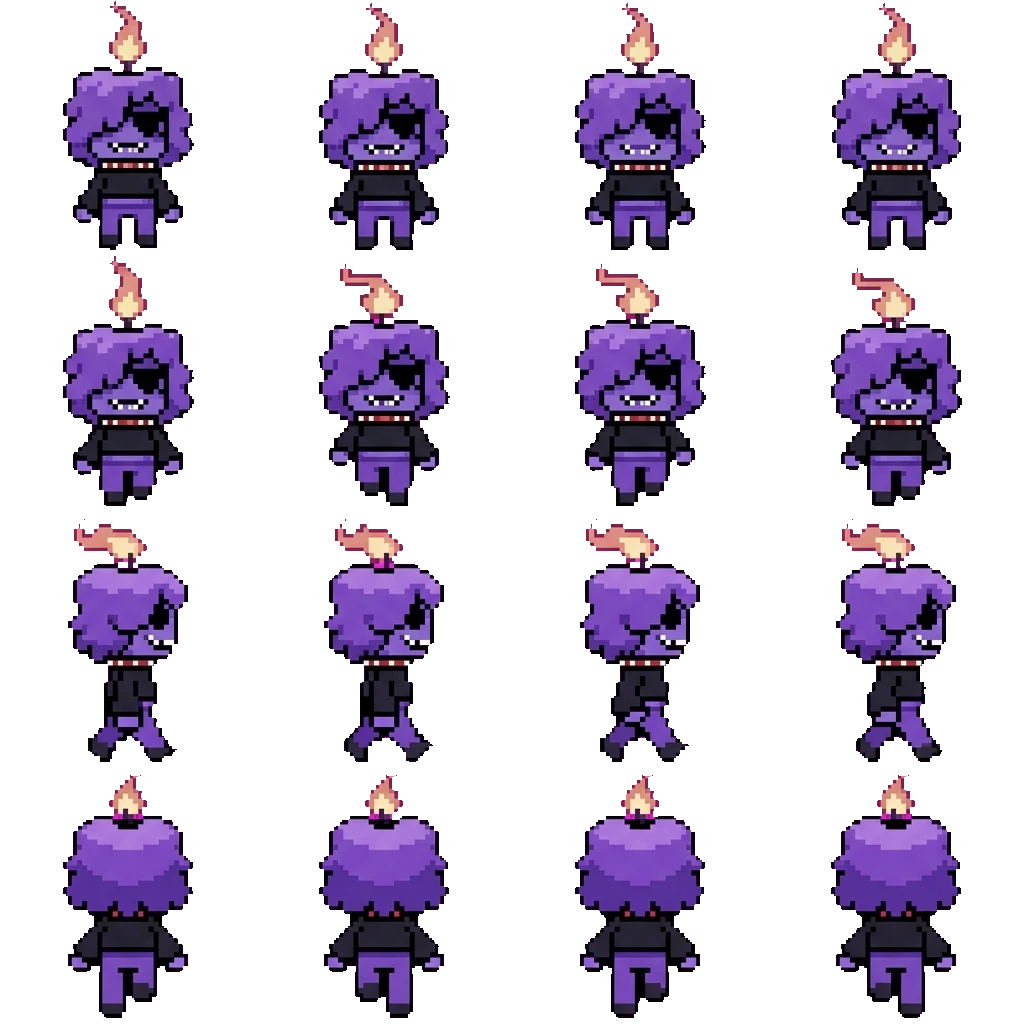 Waxwell movement sprite