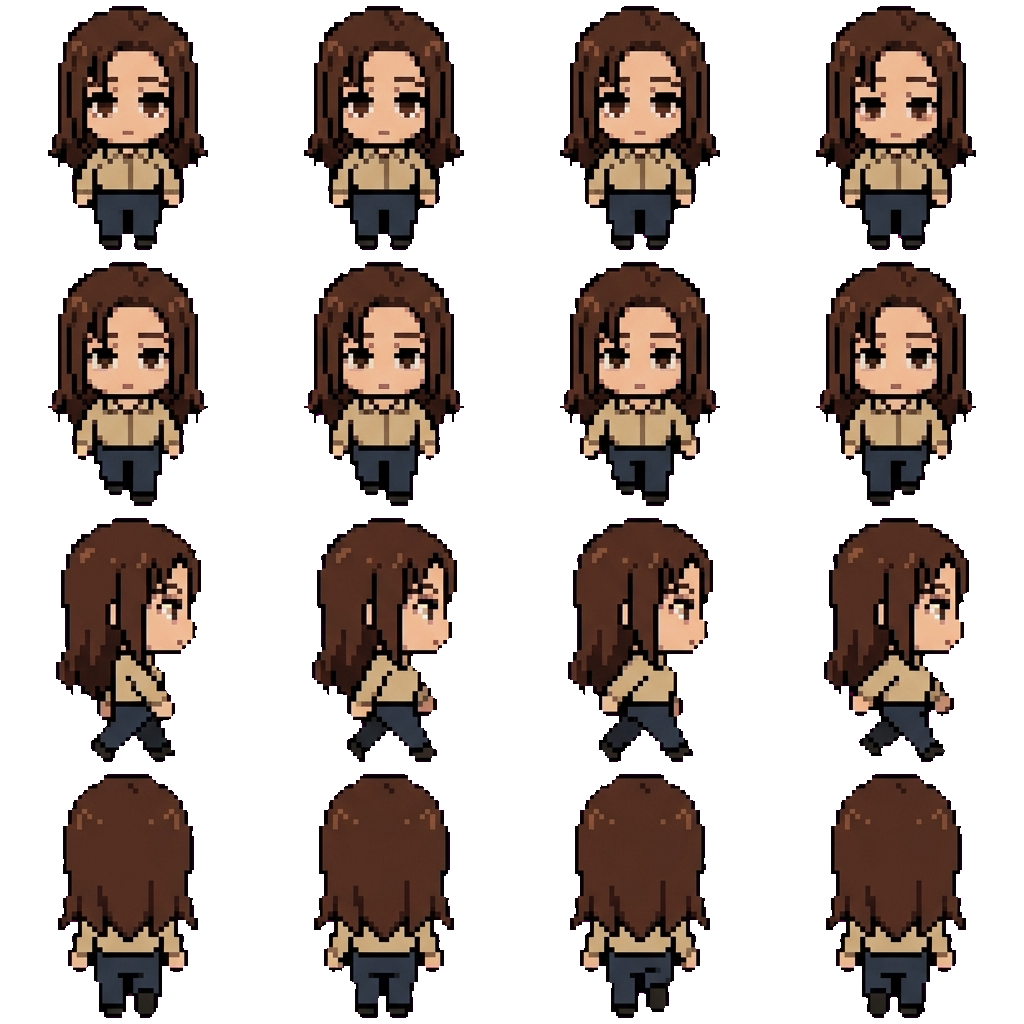 Ieri Shoko movement sprite