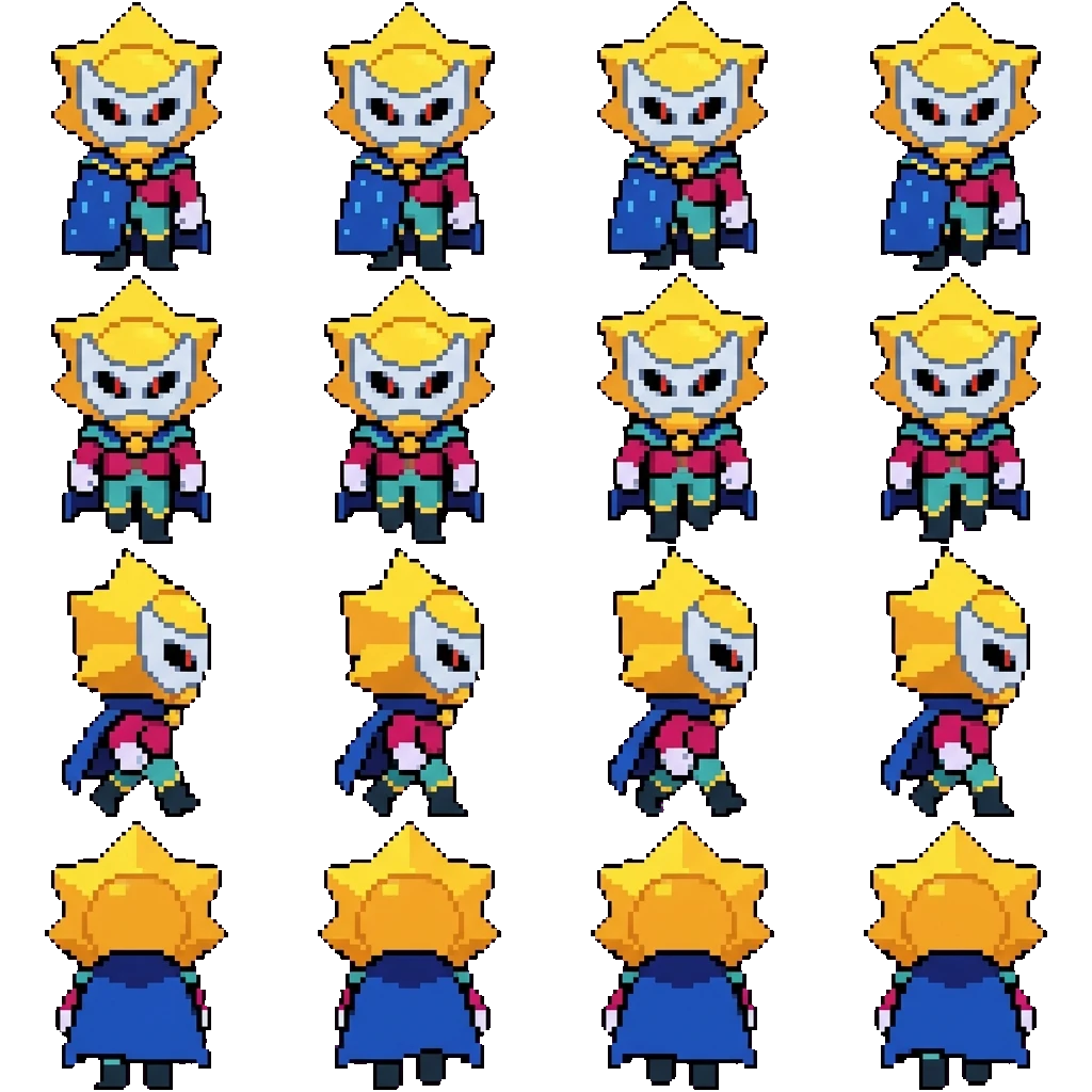 Sirius movement sprite