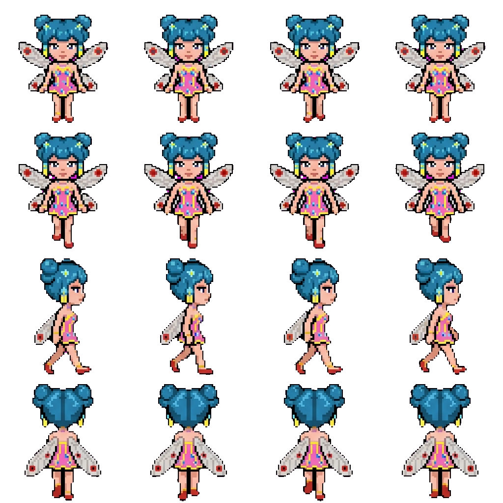 Lasita movement sprite