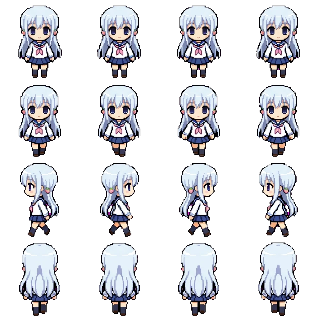 Юки Хинамори movement sprite