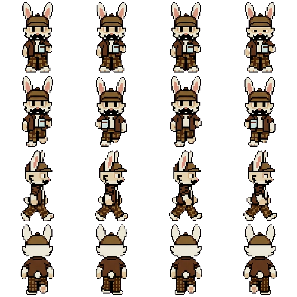 Barney movement sprite