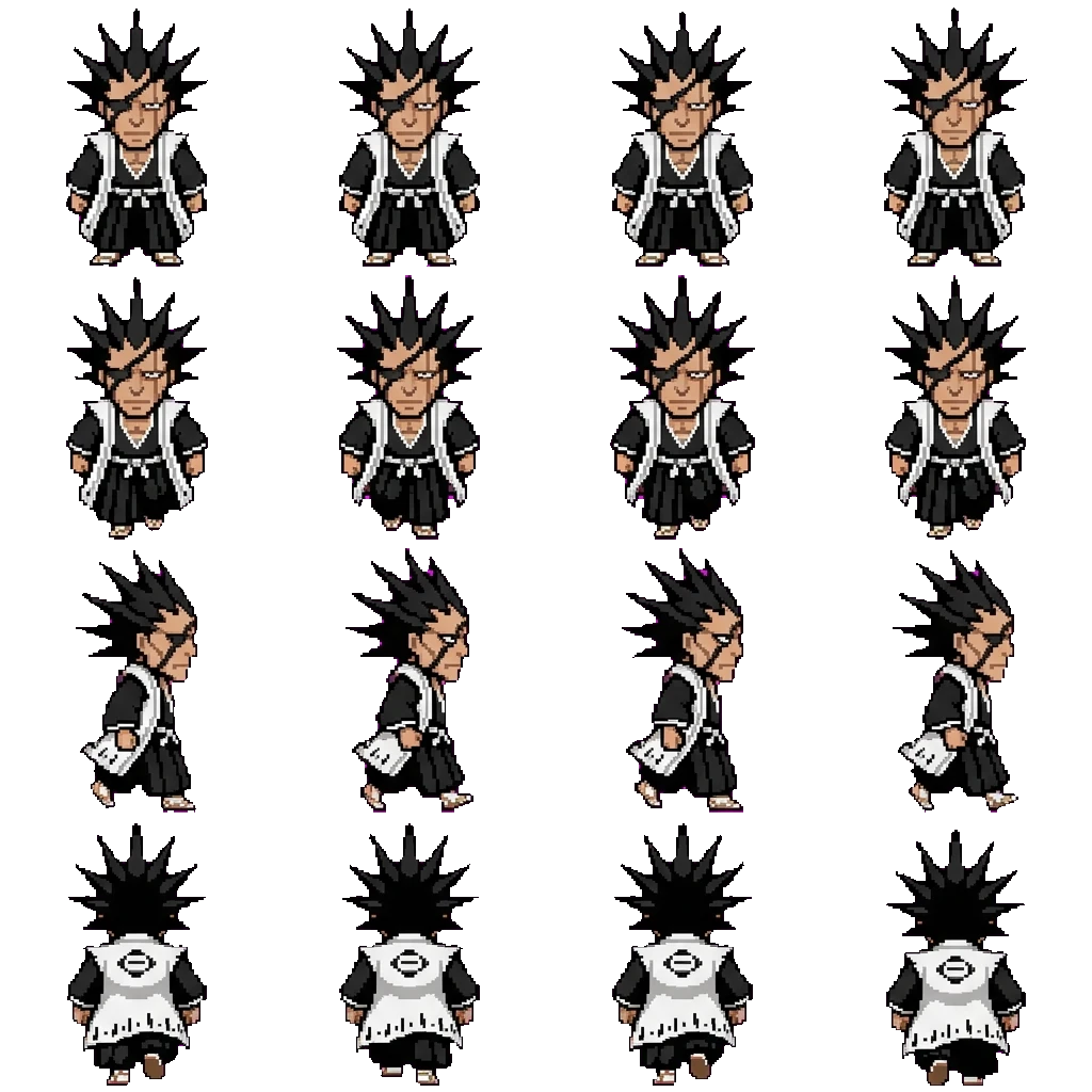Kenpachi zaraki movement sprite