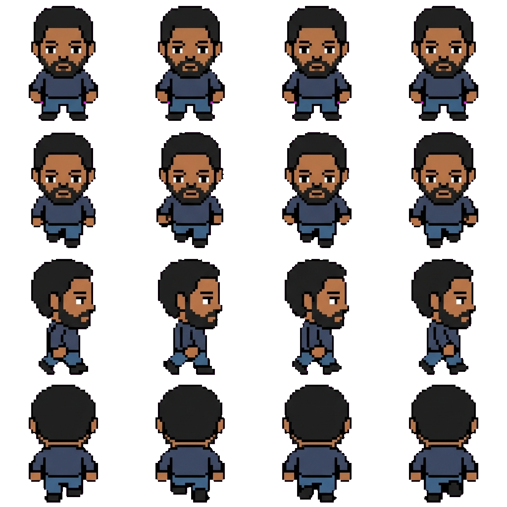 Dad movement sprite