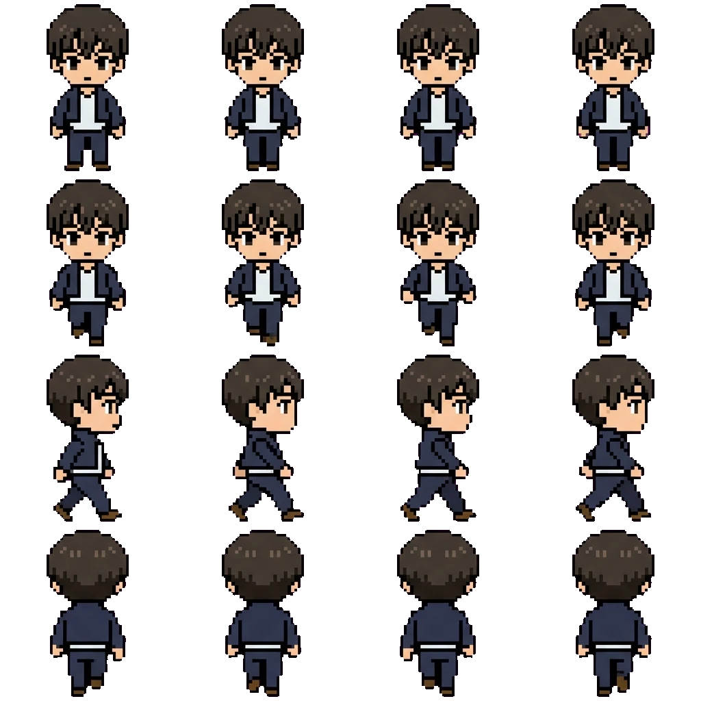 Yuu Haibara movement sprite