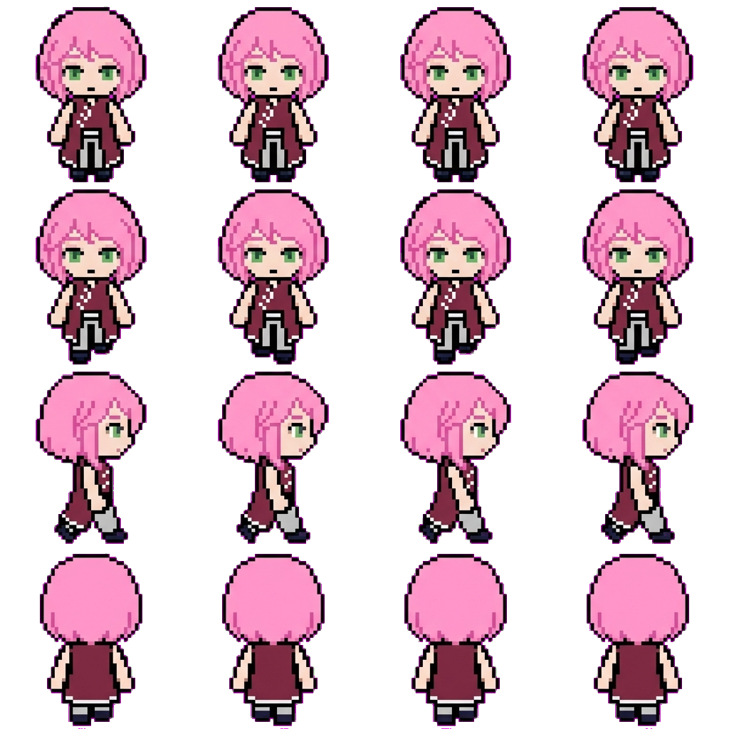 Sakura movement sprite