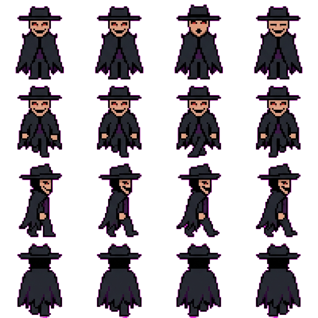 المجهول movement sprite