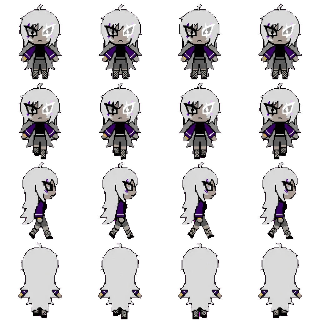 Marbled Moiré movement sprite