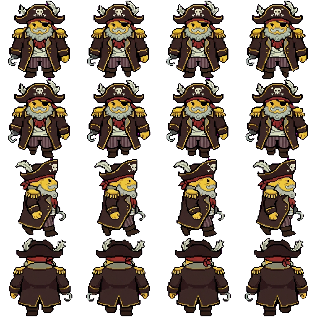Captain Trotter movement sprite
