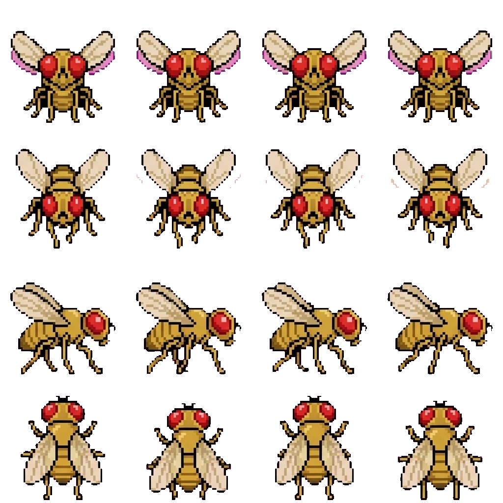 Sentient fruit fly 2 movement sprite