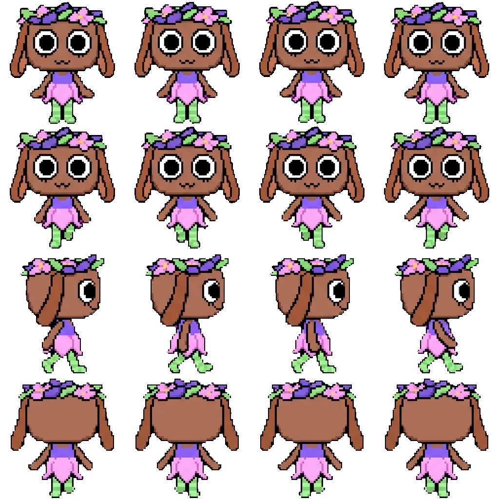 Bassie movement sprite