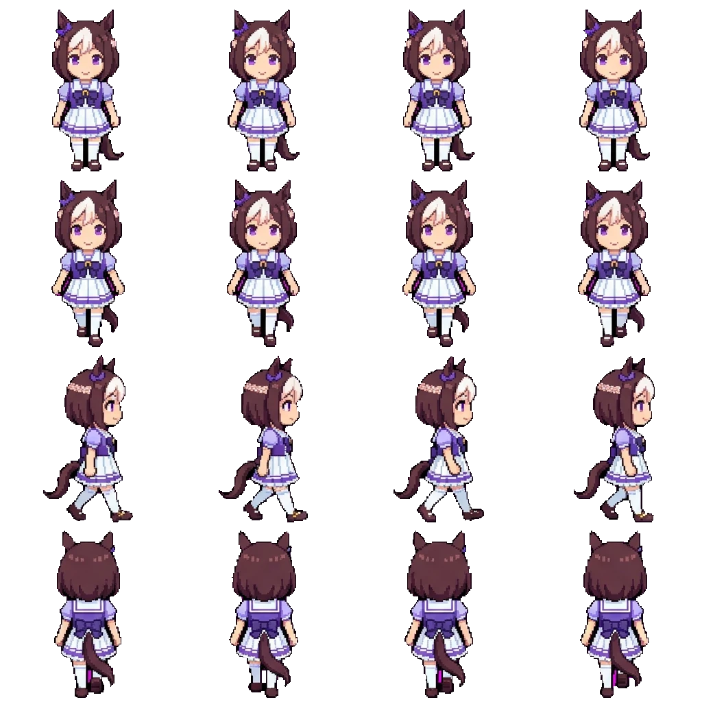 Special Week movement sprite