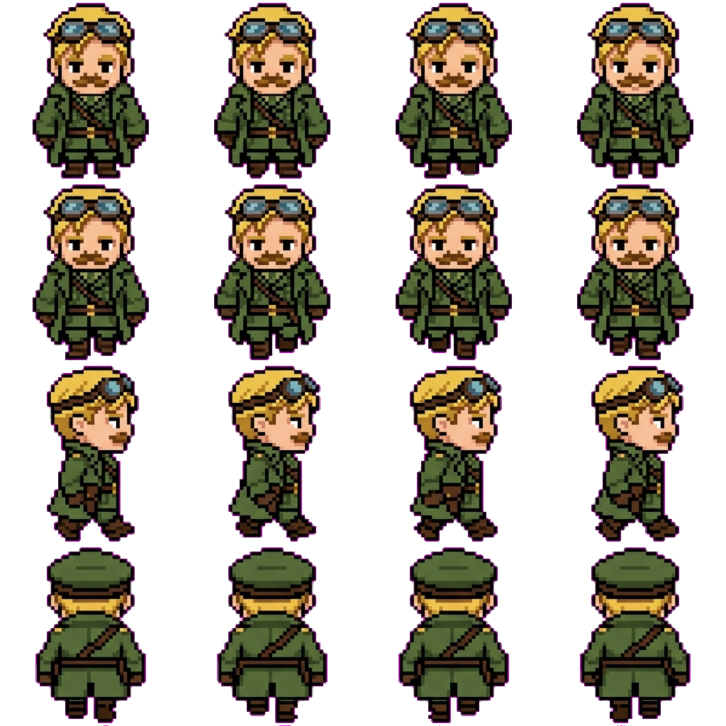 Porter movement sprite